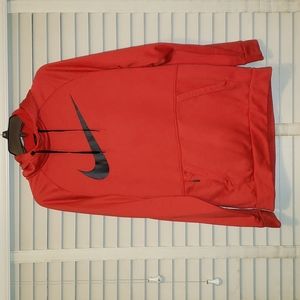 Men's Nike dri-fit hoodie red